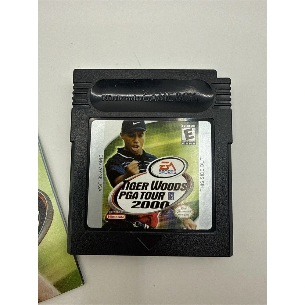 Nintendo Gameboy Color Tiger Woods PGA Tour 2002 Game With Manual